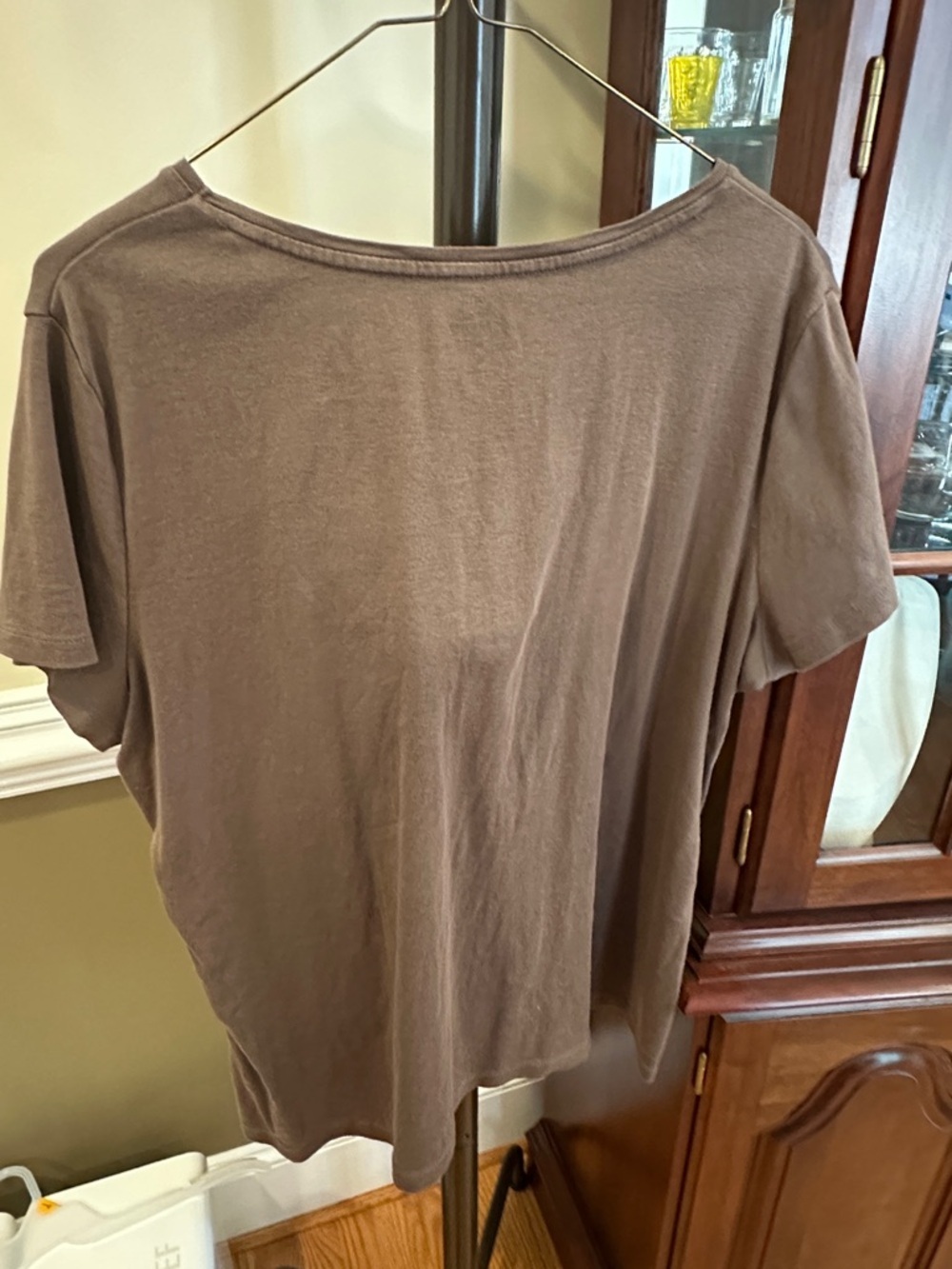 St. John's Bay Short Sleeve Scoop Neck Tee - Brown - Picture 3 of 3
